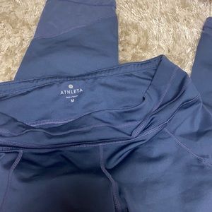 Mid rise, athleta M leggings, used once for yoga